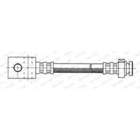 Ferodo Bremsschlauch FüR Nissan Terrano II R20 2.4I 12V 4WD Ford Maverick UDS