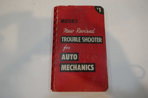 Vintage MoToR'S NEU ÜBERARBEITETER TROUBLE SHOOTER FÜR AUTOMECHANIKER 1951 
