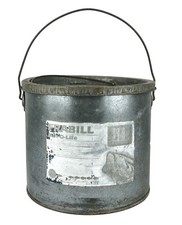 Vintage Galvanized Frabill Min-o-Life Minnow Bait Bucket 1 Gallon Size Snap-Shut