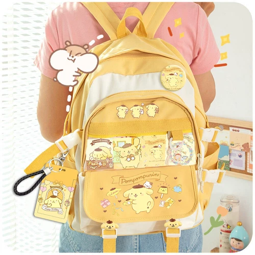 Cute Cinnamoroll Pochacco Kuromi Backpack Girl Shoulder Bag Satchel Travel Bag - Picture 3 of 20
