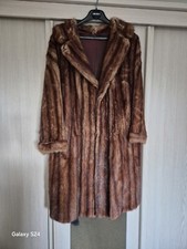 vintage musquash fur coat