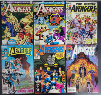 6) Avengers #203 220 250 256 332 371 Marvel Comics Lot 1981 | eBay