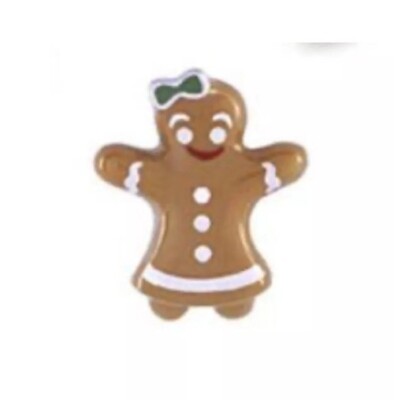 Authentic Origami Owl Chritmas Ginger Bread Cookie Charm Retired