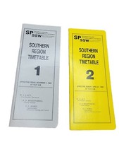 1985, 86 Cotton Belt Route Southern Pacific Trasportation Southwestern timetable