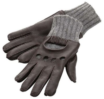 NEU: SPORTIV BUTTERWEICH HANDSCHUHE LAMMNAPPA LEDER 7 7,5 HEINE braun *004010