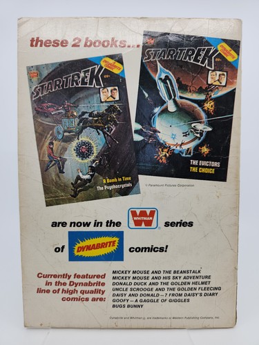 Whitman Dynabrite Star Trek Comic Lot of 2 - Evictors/Choice, Time Bomb/Psycho - Picture 4 of 4
