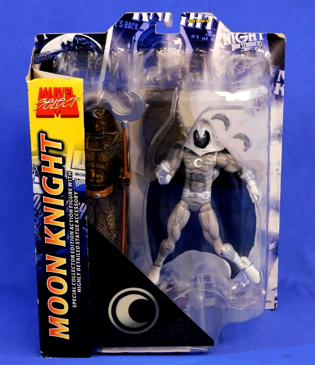 MARVEL SELECT COMIC MOON KNIGHT WITH KHONSHU STATUE 2006 DIAMOND