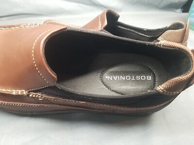 Bostonian Men\'s Kongo Excel Slip On Shoes Leather Brown Size 9 WIDE NEW IN BOX! Bostonian Men main image 4
