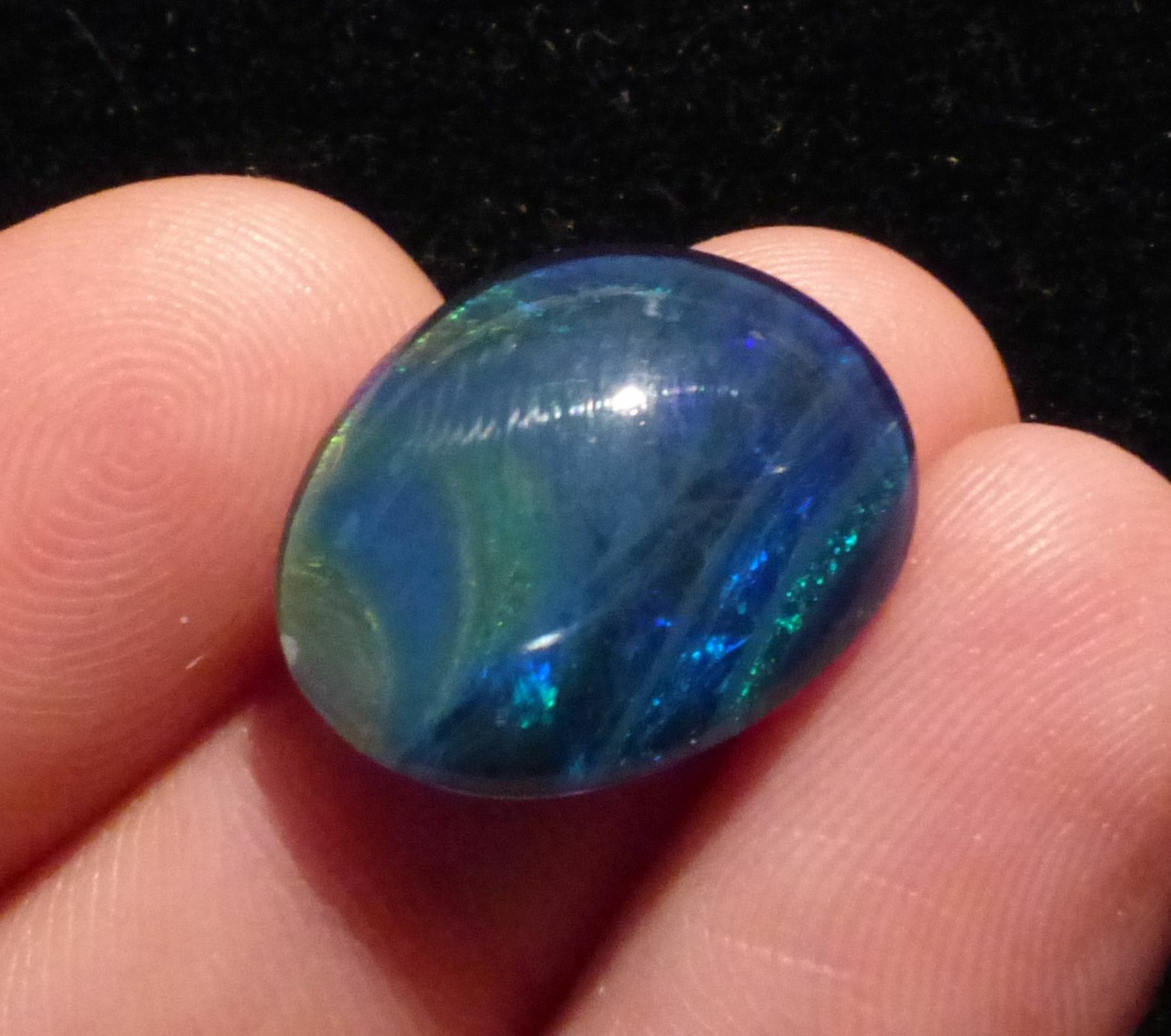 Opale noble triplette d'Australie de 8.5cts le cadeau de Noël idéal par O&co
