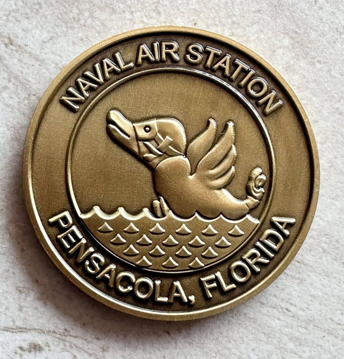 USN Navy aviation Base Challenge Coin NAS Pensacola FL USA | eBay