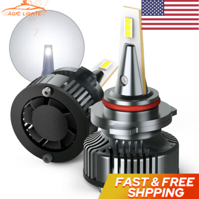 AUXITO 9005 HB3 LED Headlight Bright Super Bulbs Kit White High/Low Beam Lights