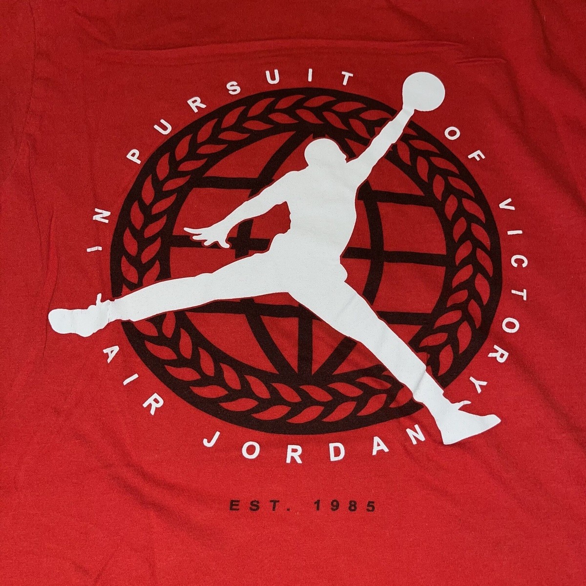 MEN'S NIKE AIR JORDAN IN PURSUIT OF VICTORY TEE T-SHIRT RED