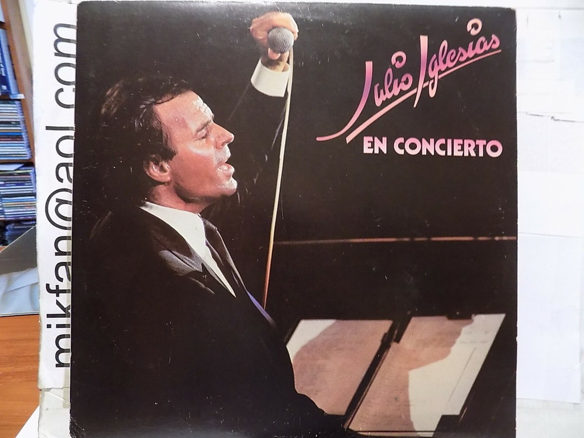 JULIO IGLESIAS En Concierto 2 LP gatefold album CBS USA | eBay