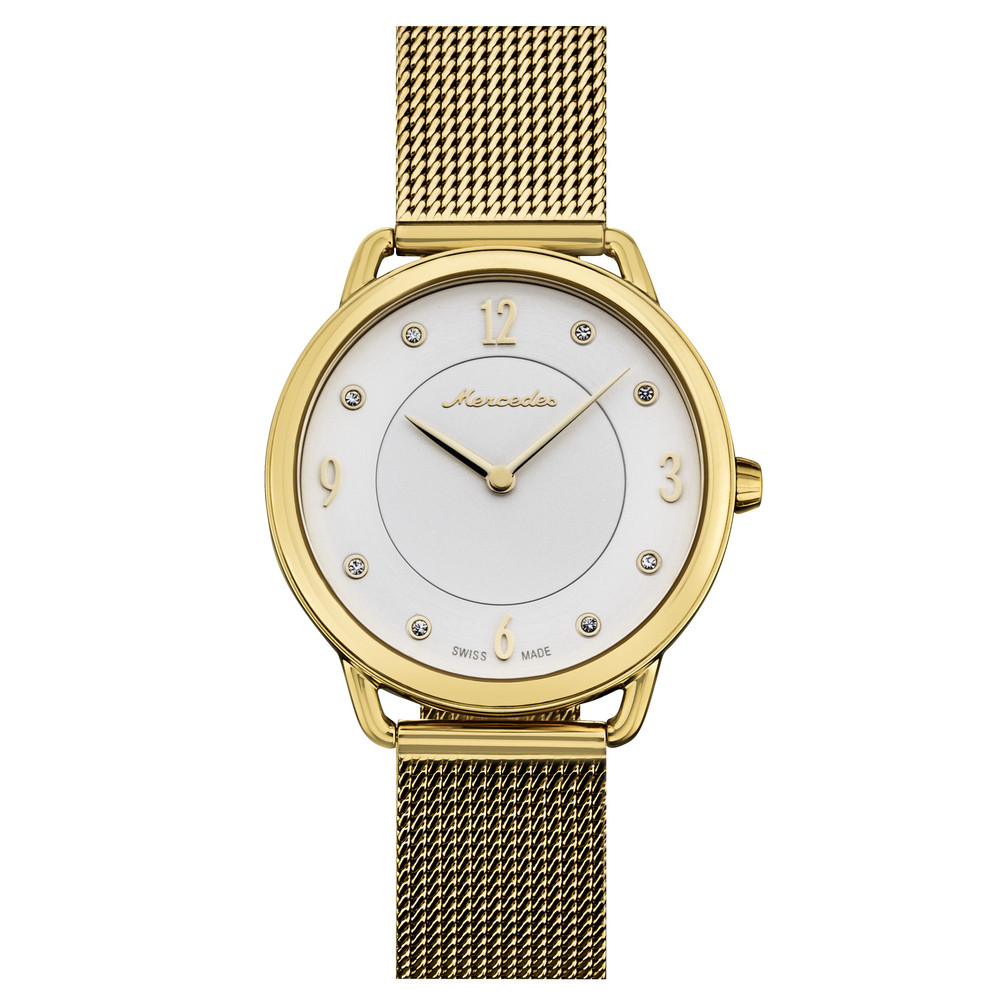 Mercedes Benz Original Women's Watch ""Classic Lady"" 2022 Stainless Steel New