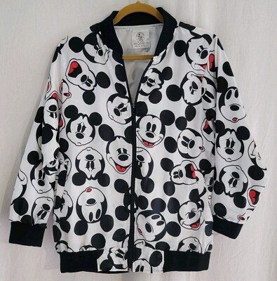 Vintage 90s Disney Mickey Jacket Polyester Thin Full Zip Vintage 90s Disney Mickey Jacket Polyester Thin Full Zip