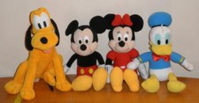 Lot Kohls Mickey Mouse Club House Minnie Pluto Donald Duck Plush Toy Dolls