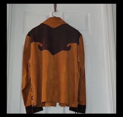 Vintage 70s Rock/Western Suede Jacket | eBay