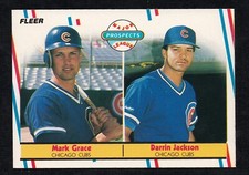 Mark Grace Rookie Card 641 Darrin Jackson 1988 Fleer Prospects Rc Cubs Nice Mark Grace Rookie Card 641 Darrin Jackson 1988 Fleer Prospects Rc Cubs Nice