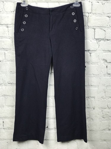 GAP Women's Sailor Pants Trousers Navy 