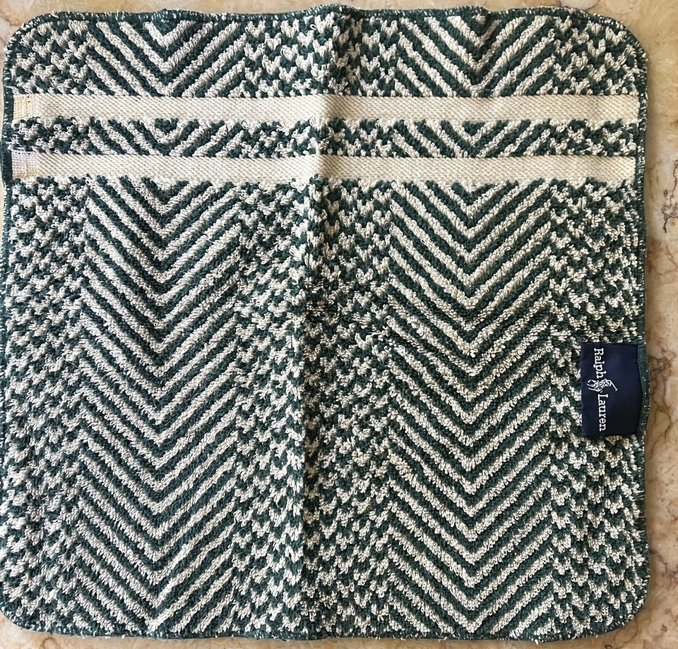 Ralph Lauren Vintage Paño Verde/Beige Multi Patrón Usado en Excelente Condición Foto 4 de 4