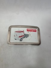VINTAGE 1970s KENWORTH COE TRUCK COMPANY BELT BUCKLE PRICE TAG MFR FISHER USA