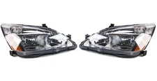 For 2003-2007 Honda Accord Headlight Driver & Passenger LH+RH