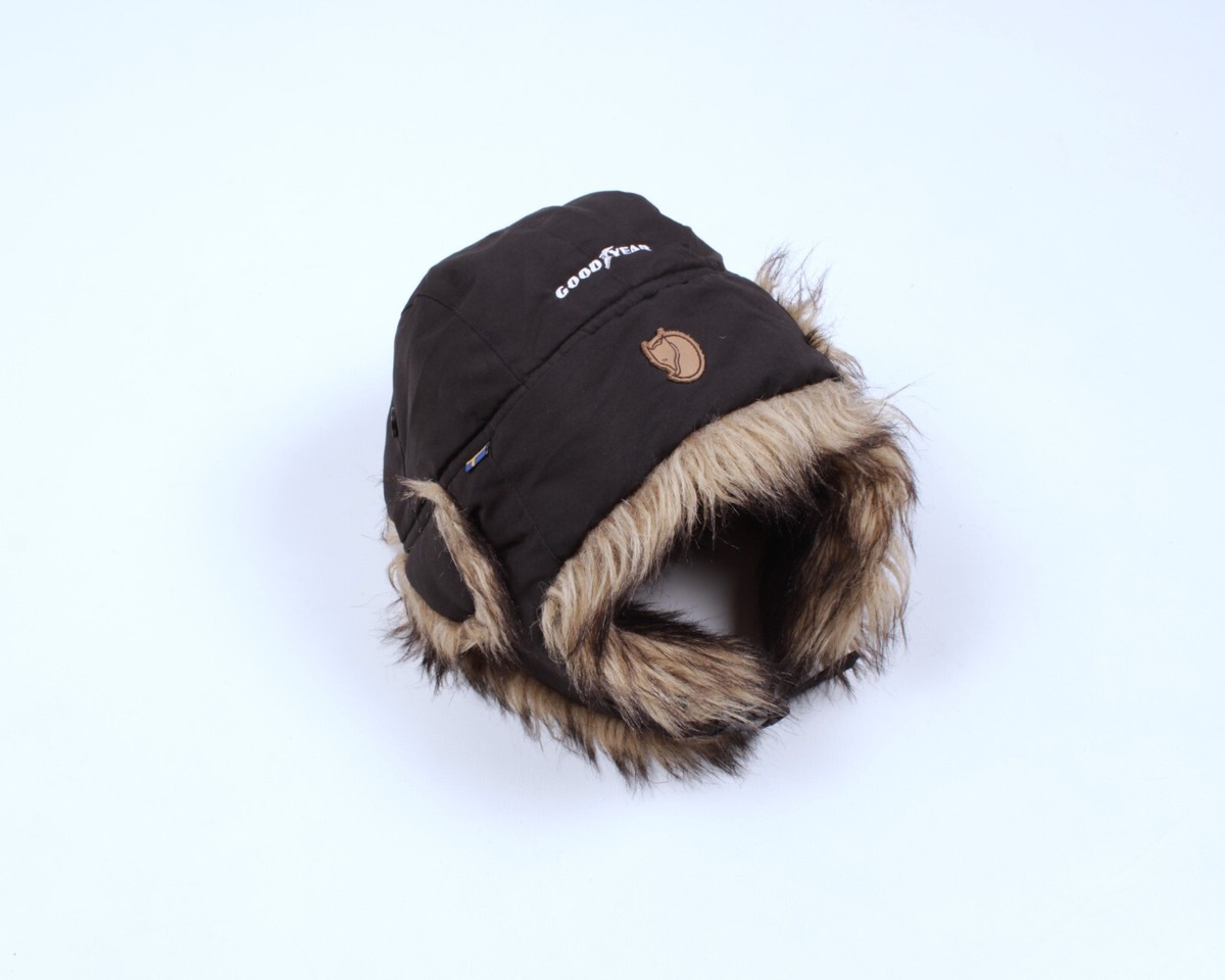 FJALLRAVEN 78210 Nordic Heater Good Year Black Trapper Hat Size M
