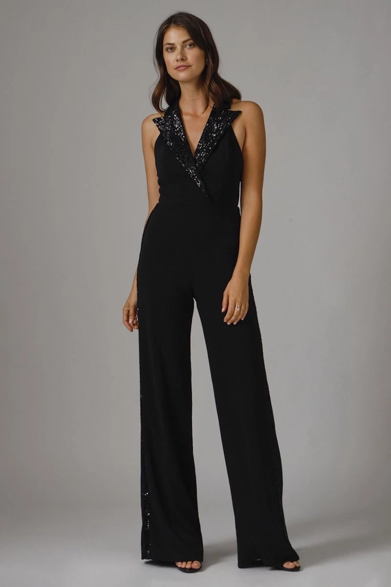 Jay godfrey gwen sales tuxedo jumpsuit
