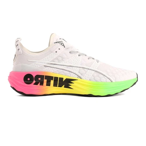 Puma Foreverrun Nitro Futrograde Running  Mens Off White Sneakers Athletic Shoes