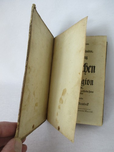 1740 Antique Book Ambrosius Haude Berlin Contempt of Religion Eachard England - Picture 11 of 12