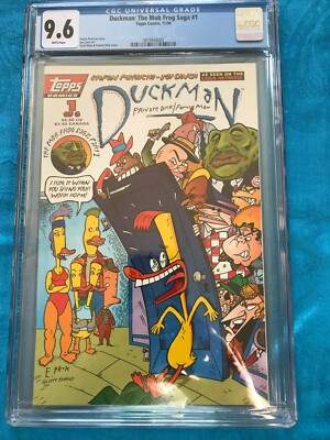 Duckman: Mob Frog Saga #1 - Topps Comics - CGC 9.6 NM+ - USA Network