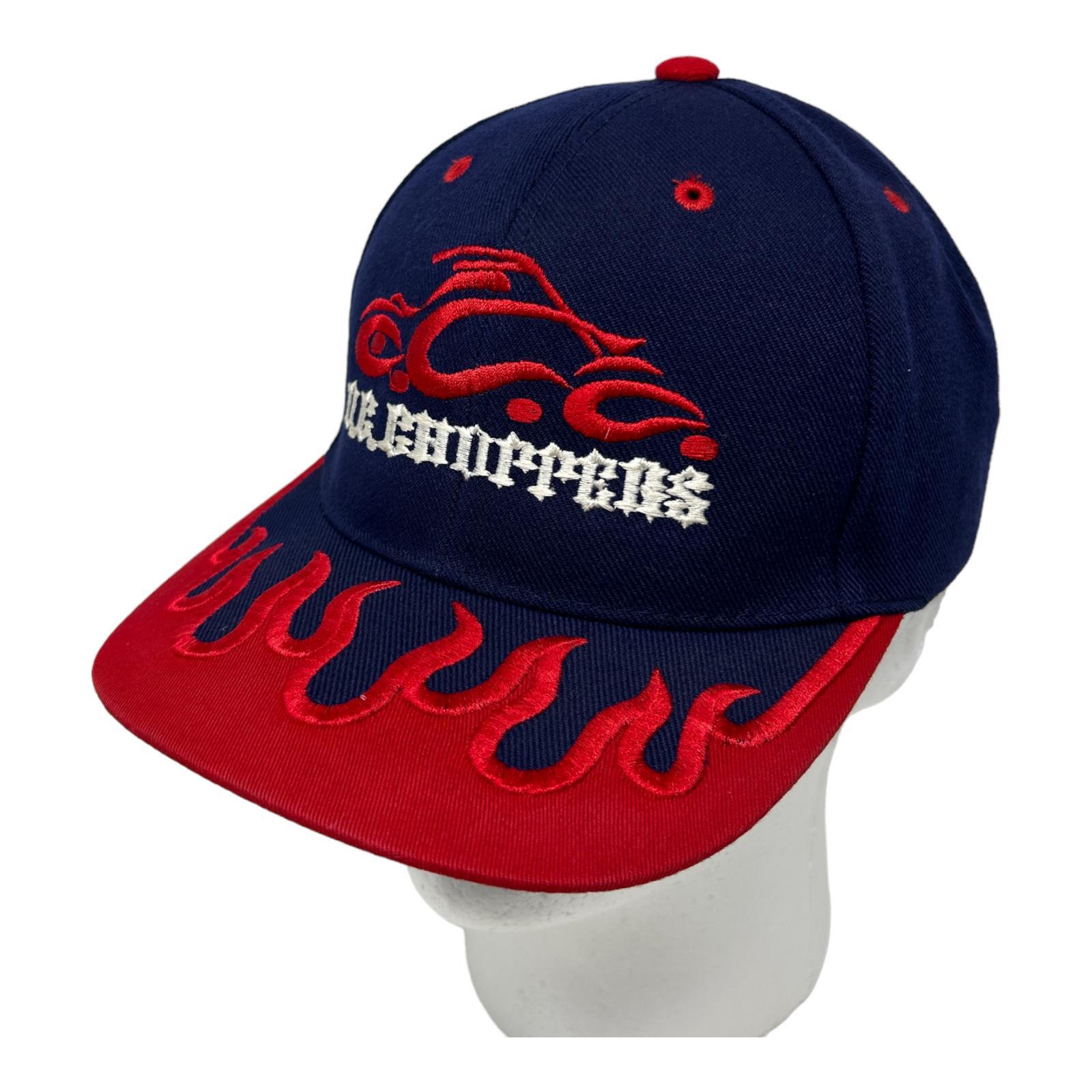Orange County Choppers Hat Adult Size Blue, Red Adjustable Hat Cap, New