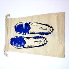 Sabah Shoes Beige Canvas Tote Carrying Storage Dust Bag