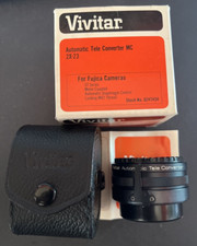 VIVITAR MC 2x Tele Converter lens Pentax Fujica / M42 screw mount camera 2x-23