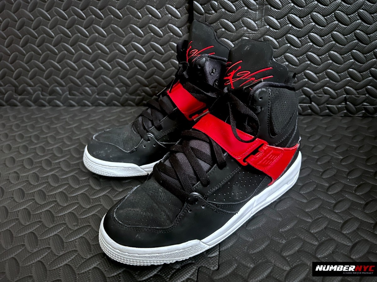 Jordan Flight Speed バスケットシューズ 赤黒 Nike Air Jordan Flight 45 High Black Gym Red Size 7Y Youth