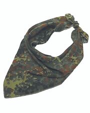 Genuine German Army Flecktarn Camo Bandana Camouflage Military Neckerchief Scarf
