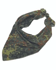 Genuine German Army Flecktarn Camo Bandana Camouflage Military Neckerchief Scarf
