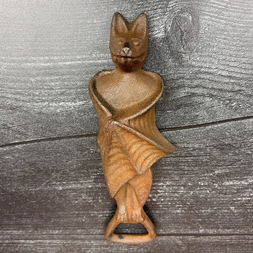 Apribottiglie a pipistrello, novità in ghisa da collezione con finitura antica invecchiata - Foto 3 di 7