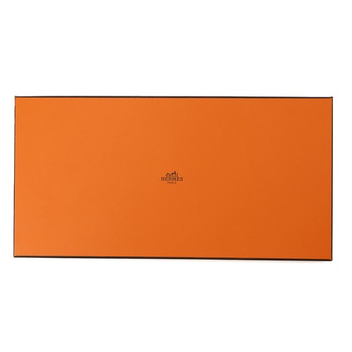 HERMES Triangle Geant Arcs-en-Ciel Cashmere70%/Silk30% Greige/Camel/Orange - Picture 7 of 7