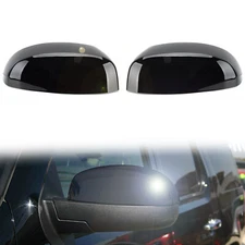 Gloss Black Side Mirror Cap Cover For 2007-2013 Chevrolet Tahoe Avalanche Yukon