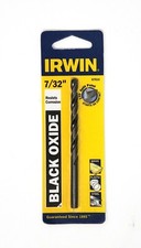 Irwin 7/32" Black Oxide 135  Split Point Drill Bit