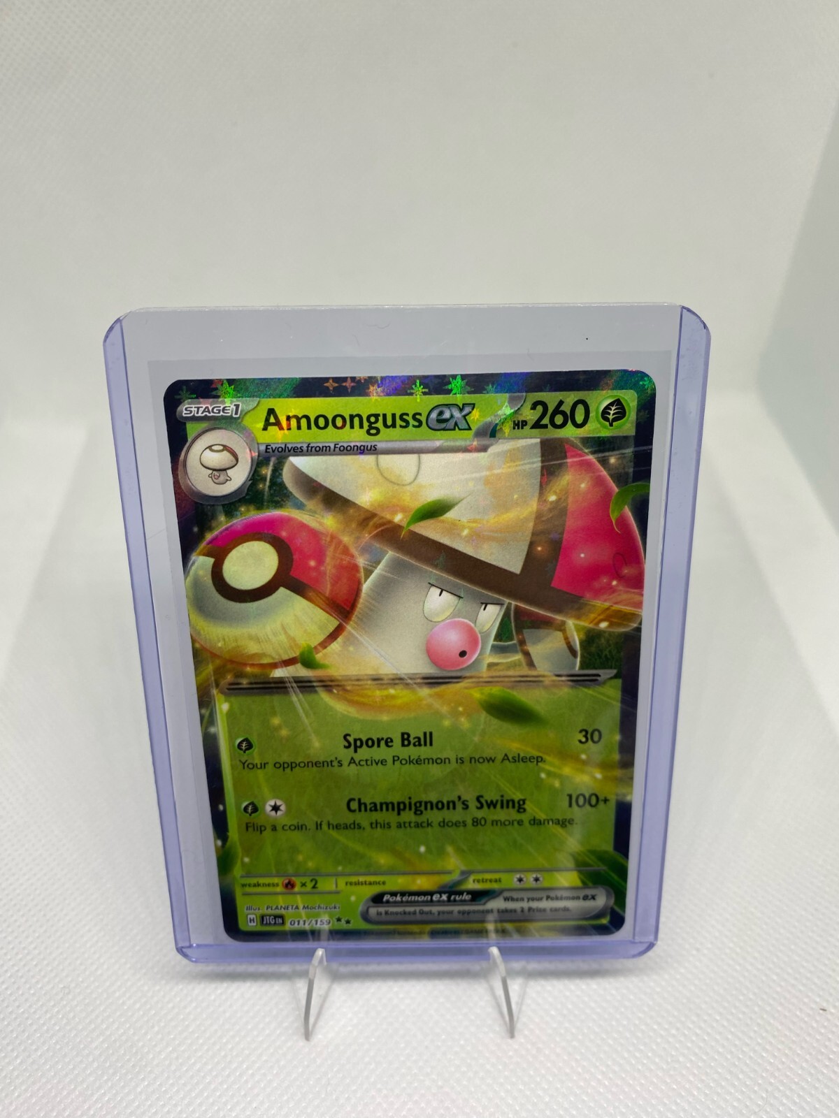 Amoonguss ex 011/159 Pokemon TCG Journey Together NM Condition