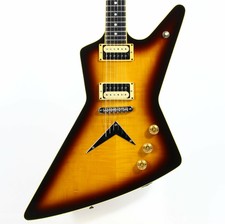 1982 Dean Usa Z Standard Bound Explorer Vintage - Brazilia Burst Flametop Dimarz