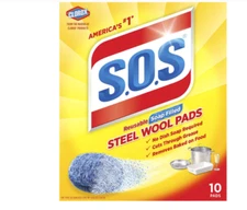 SOS Pads Reusable Soap Filled Soap Pads Steel Wood Pads