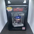 Funko Pop Marvel Die-cast Captain America 2021 Sealed Convention Limited Edition