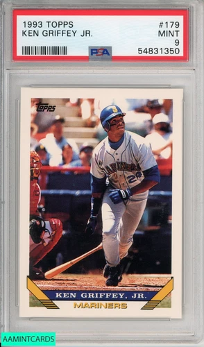 1993 TOPPS KEN GRIFFEY JR #179 SEATTLE MARINERS HOF PSA 9 MINT