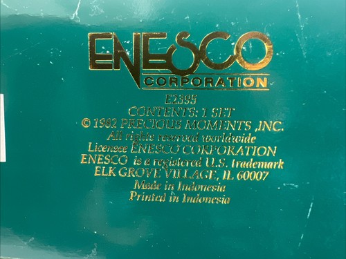 Enesco Precious Moments Nativity Set #E2395 11 Piece Set Vintage 1982 New In Box - Picture 8 of 8