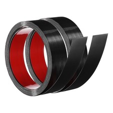 2Pcs Wall Molding Trim, 16.4 ft x 1.6 Inch Peel and Stick Strip, Brushed Black