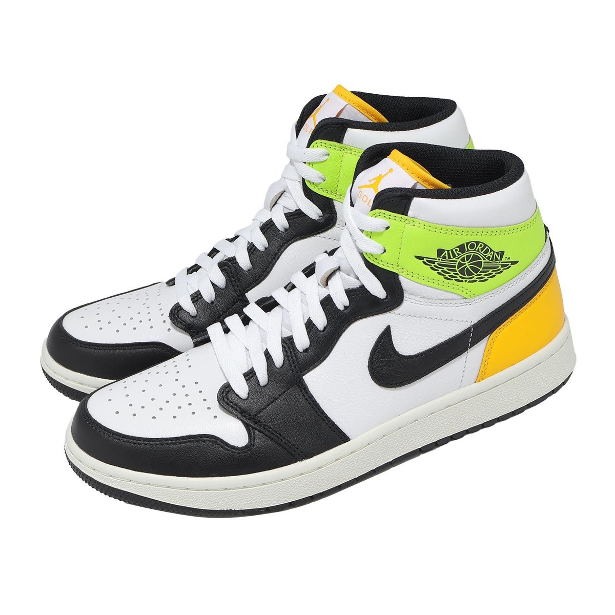 Size 9.5 - Air Jordan 1 Golf High Volt Gold for sale online | eBay