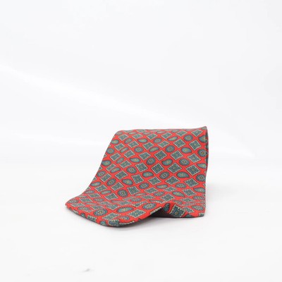 Florence Style, Krawatte, Herren, Rot/Blau/Mehrfarbig, Medaillon #OFU